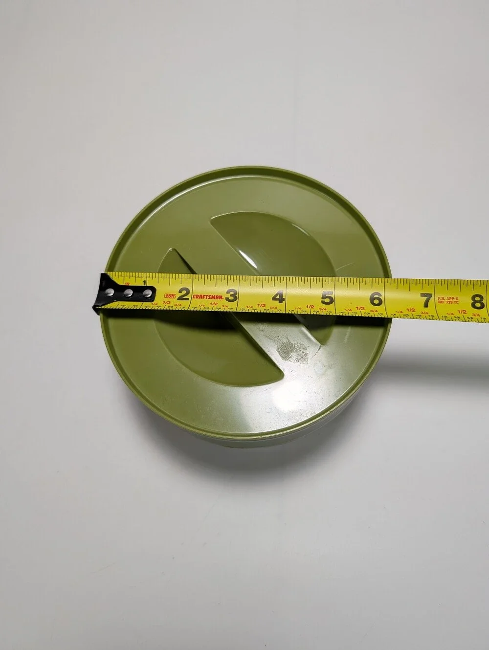 Vintage Pyrex-Ware Store'n See Avocado Green Stackable 32oz Storage Containers